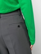The Frankie Shop Grey Beo Straight-Leg Trousers