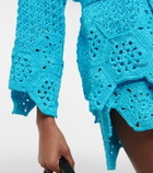 Alanui - Blooming Flowers cotton cardigan