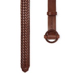 Jacquemus - 3cm Brown Woven Leather Belt - Brown