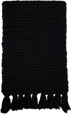 Charles Jeffrey LOVERBOY Black Supa Massive Scarf