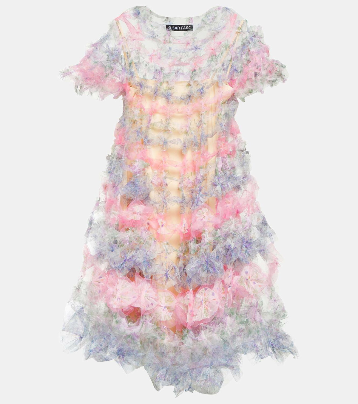 Susan Fang Tulle midi dress
