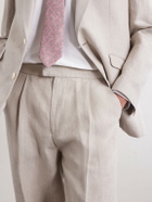 Favourbrook - Cooper Slim-Fit Linen Suit Trousers - Gray