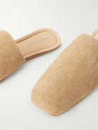 Our Legacy - Cigarr Brushed-Suede Slippers - Brown