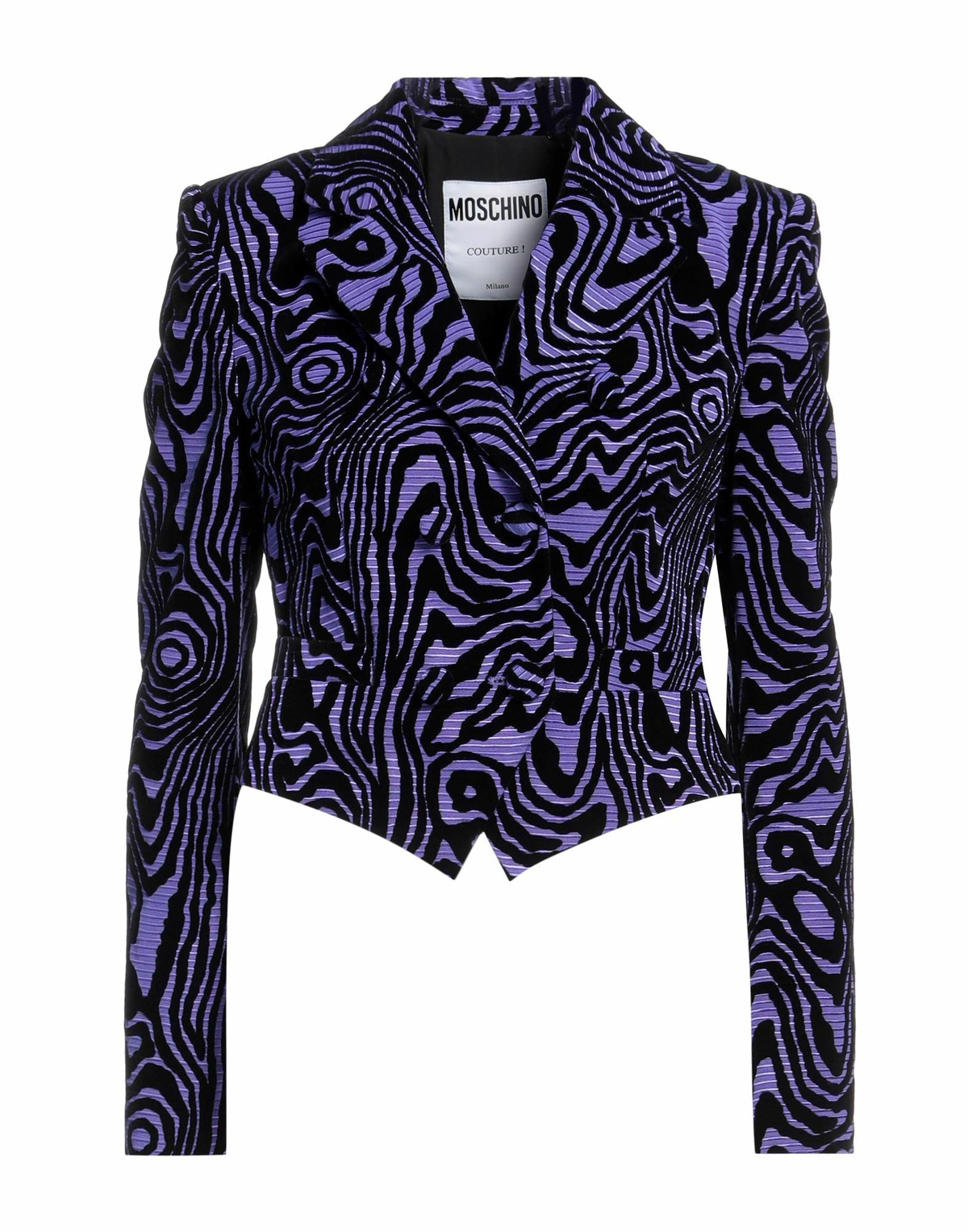 Moschino Couture Womens Blazer in Purple