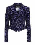 Moschino Couture Womens Blazer in Purple