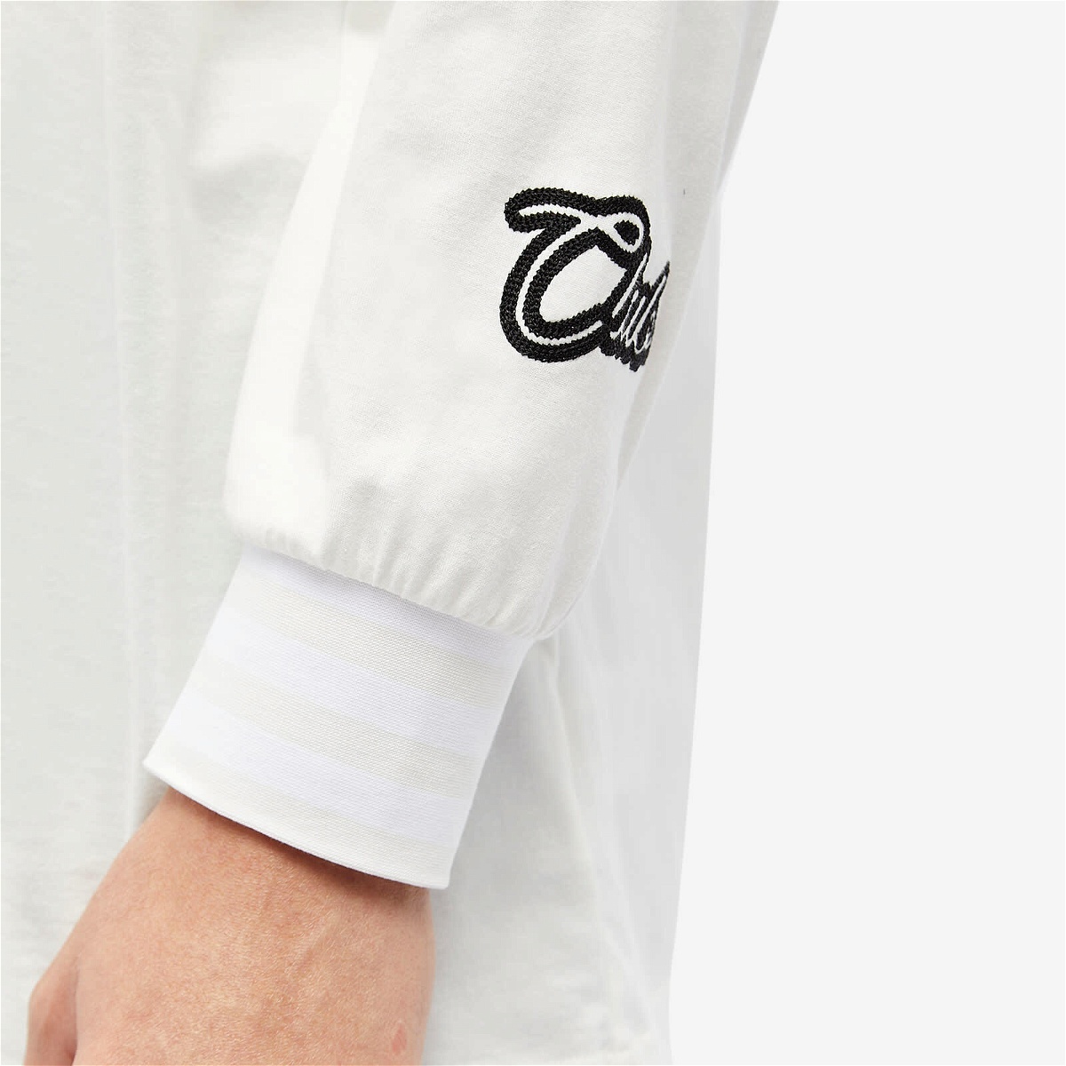 Y-3 Men's Gfx Long Sleeve T-Shirt in Off White