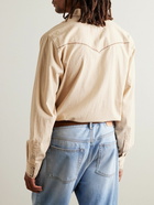 Nudie Jeans - George Embroidered Cotton Western Shirt - Neutrals