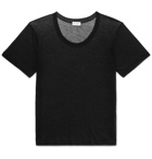 SAINT LAURENT - Cotton-Gauze T-Shirt - Black