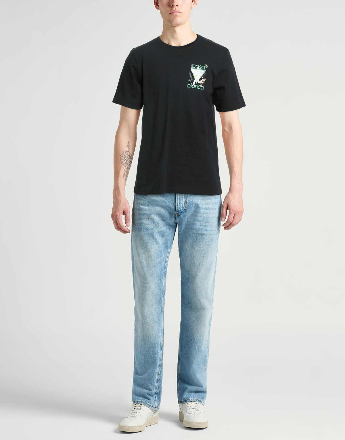 Casablanca Mens T-shirt in Black