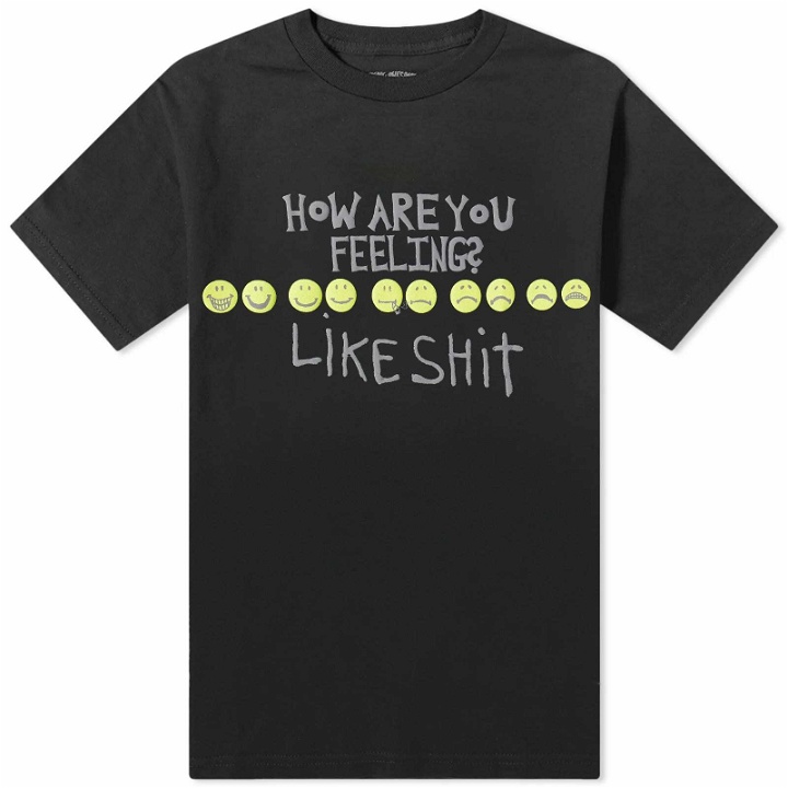 Photo: Fucking Awesome Men's How Are You Feeling T-Shirt in Black