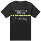 Fucking Awesome Men's How Are You Feeling T-Shirt in Black