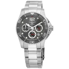 Longines Hydroconquest Chronograph Automatic Grey Dial Watch L3.783.4.76.6