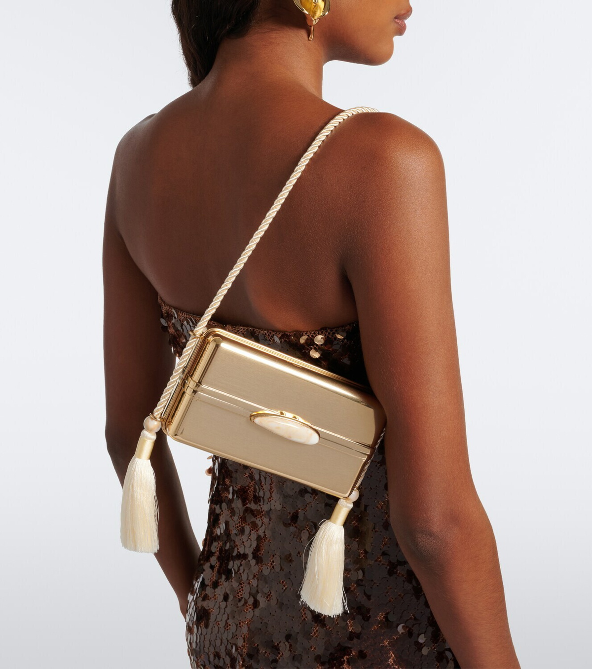 Simkhai Roma tasseled shoulder bag