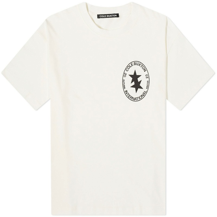 Photo: Cole Buxton Men's Crest T-Shirt in Vintage White