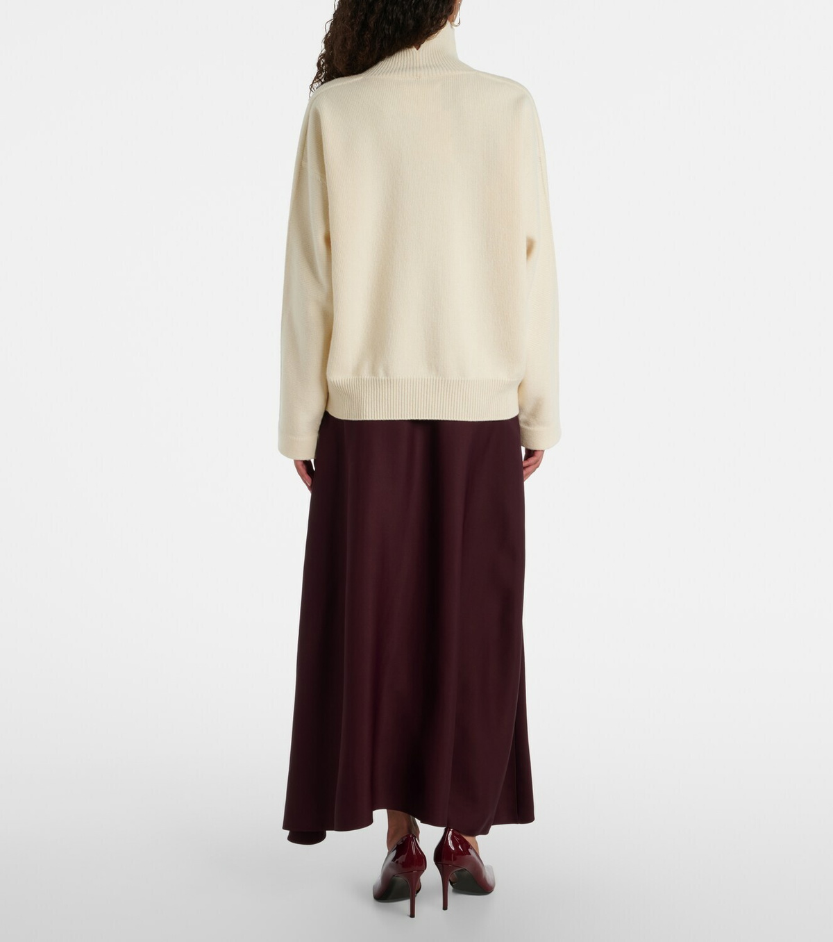 Fforme Carina satin maxi skirt