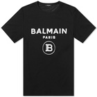 Balmain Velvet Paris Logo Tee