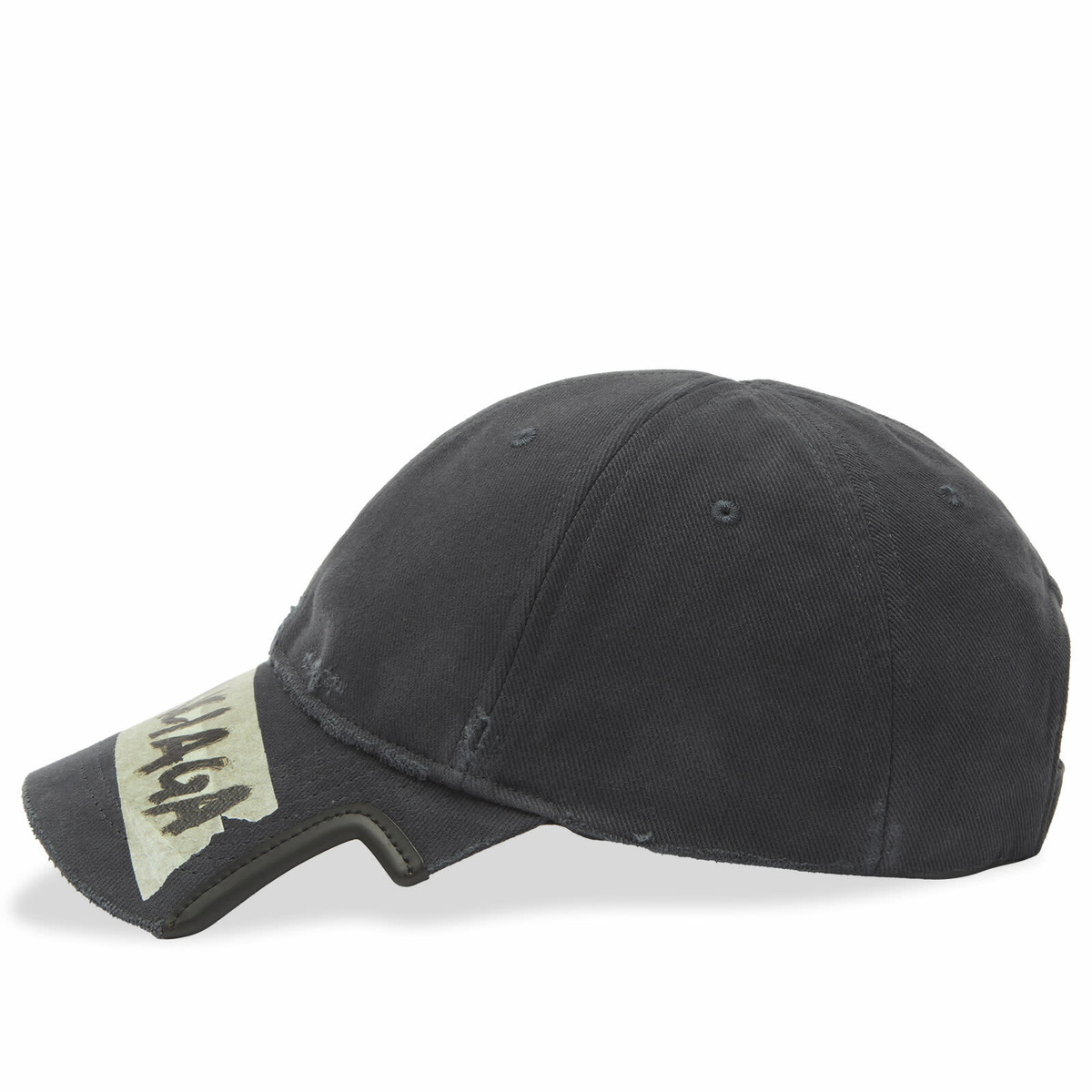Balenciaga Men's Cap in Faded Washed Black