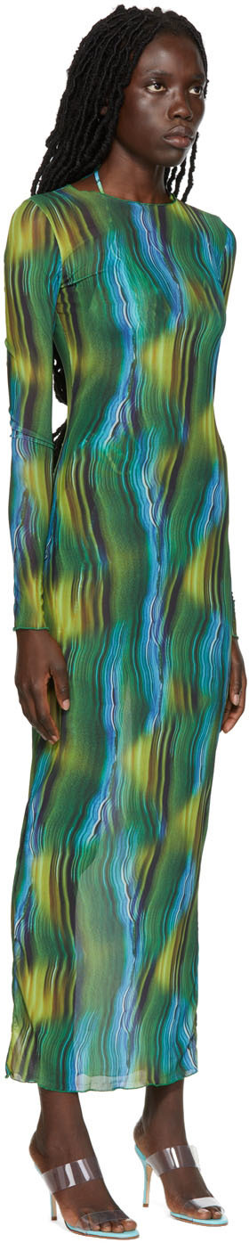 KIM SHUI SSENSE Exclusive Green Maxi Dress Cover Up KIM SHUI