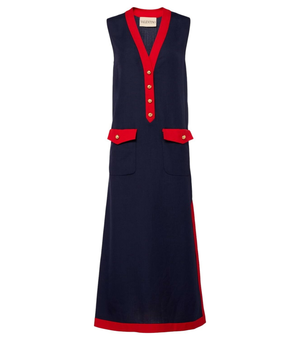 VALENTINO ワンピース Valentino cady midi dress514441 VALENTINO GARAVANI Cape-effect silk-cady midi dress | NET-A