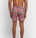 Etro - Mid-Length Printed Swim Shorts - Pink