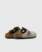 Birkenstock Boston Fe/Le Grey - Mens - Sandals & Slides