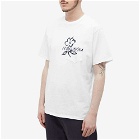 Engineered Garments Men's Joe Cross Crew T-Shirt in White