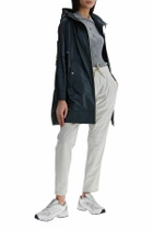 HERNO beige high-waisted slim fit ankle pants Beige