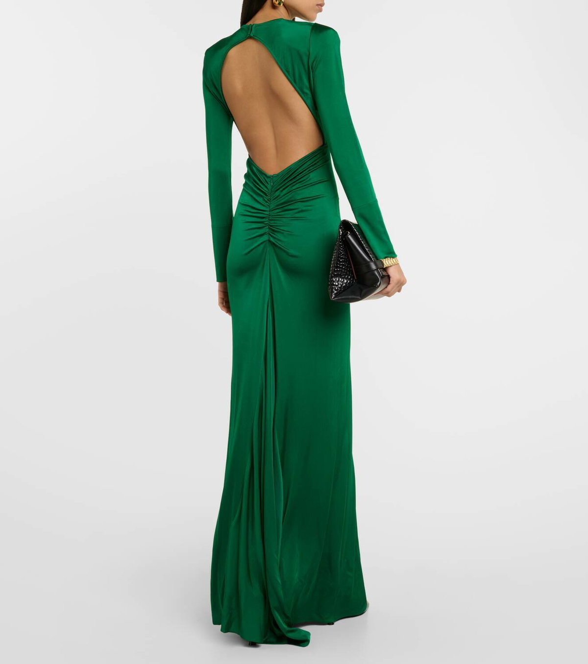 Victoria Beckham Gathered jersey gown