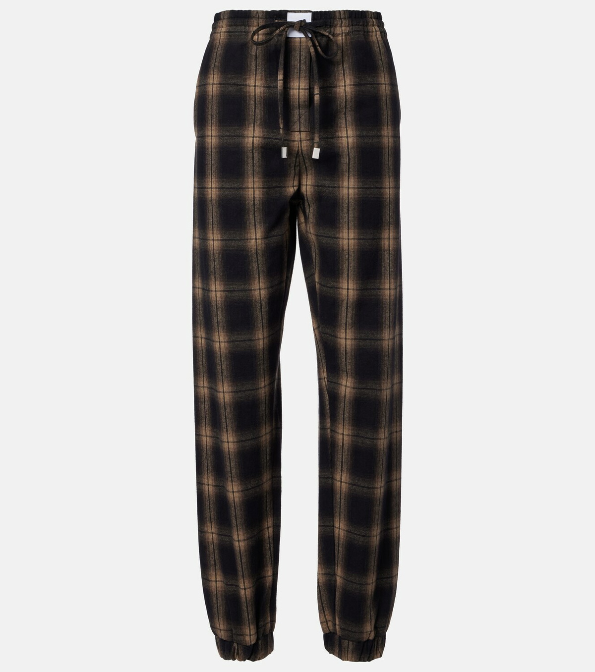 The Attico Checked cotton sweatpants