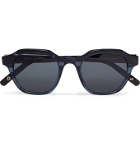 Dick Moby - Barcelona Square-Frame Acetate Sunglasses - Blue