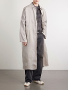 Our Legacy - Cloak Waxed-Twill Trench Coat - Gray