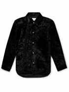 Jil Sander - Padded Velvet Overshirt - Black