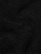 Kaptain Sunshine - Ribbed-Knit Cardigan - Black