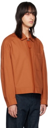 Jacquemus Orange Le Papier 'Le Blouson Linu' Jacket