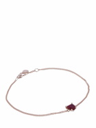 DODO - 9kt Heart Synthetic Ruby Bracelet