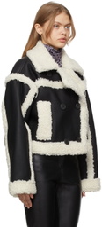 Stand Studio Black & Off-White Kristy Jacket