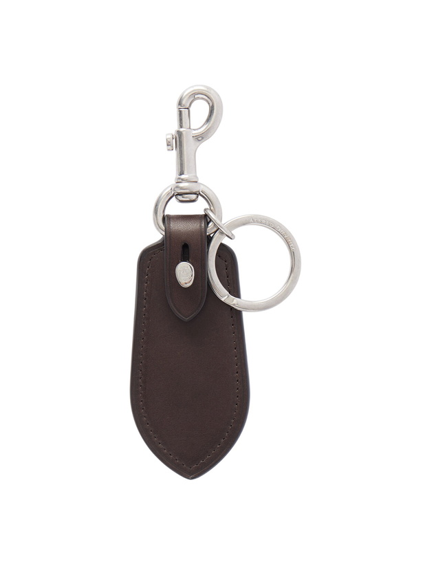 Photo: Dunhill - Century Bridle Leather Keyring - Brown