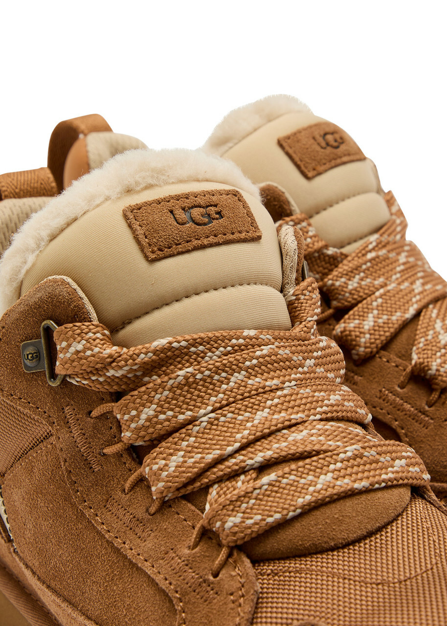 Ugg Lowmel Panelled Suede Sneakers Tan