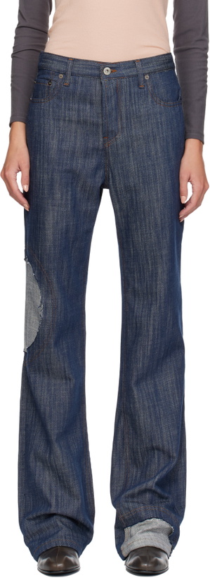 Photo: Edward Cuming Indigo Circle Window Jeans