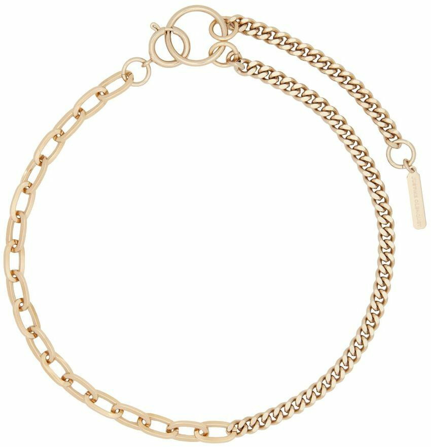 Justine Clenquet SSENSE Exclusive Gold Hari Necklace