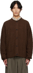 LE17SEPTEMBRE Brown Twisted Cardigan