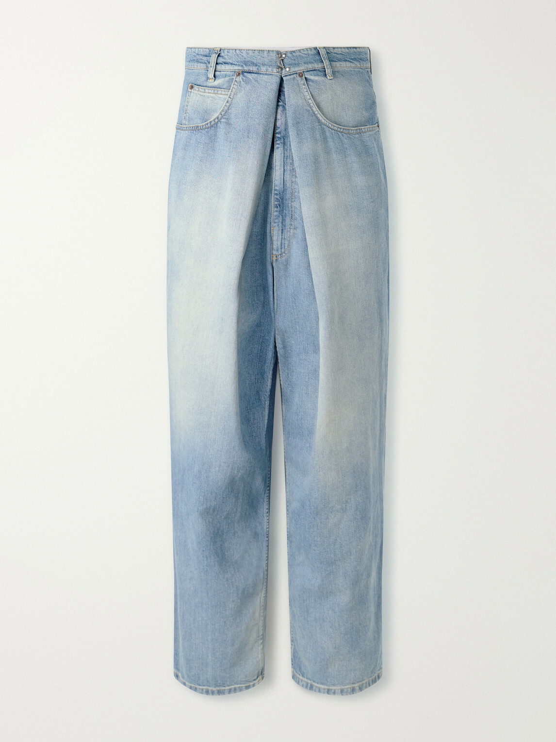 Maison Margiela - Wrap Wide-Leg Jeans - Blue