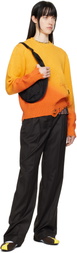 Dime Yellow & Orange Cat Knit Sweater