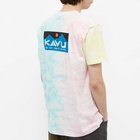 KAVU Men's Klear Above Etch Art T-Shirt in Far Out Tie Die