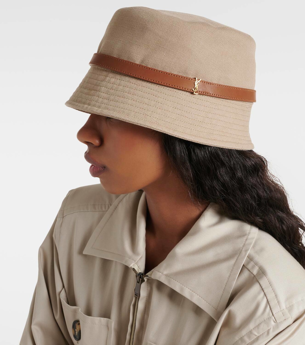 Saint Laurent Cassandre canvas bucket hat Saint Laurent display picture 2