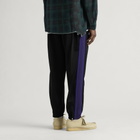 Needles Men's Poly Smooth Zipped Track Pants in Black