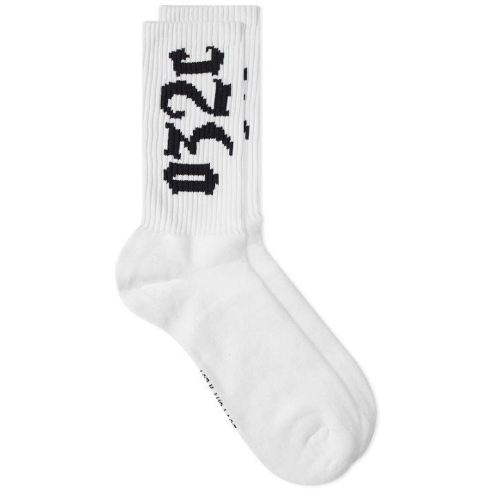 Photo: 032c Cry Logo Sock in White