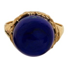 Jiye Shin Gold Lapis Sister 2 Ring