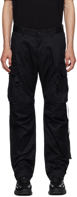 Photo: Dsquared2 Black 'Icon' Cargo Pants