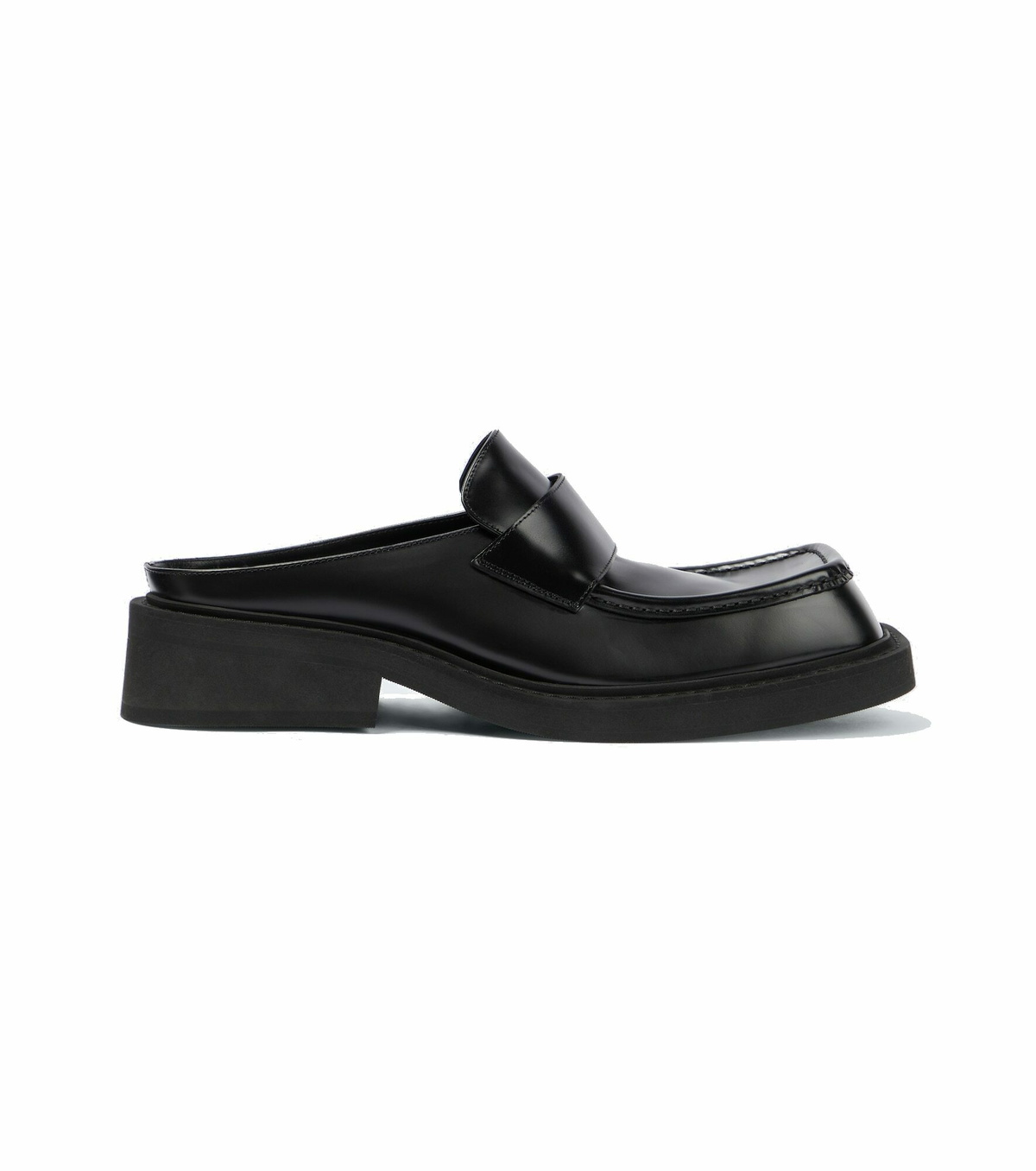 Balenciaga - Inspector leather loafer mules Balenciaga